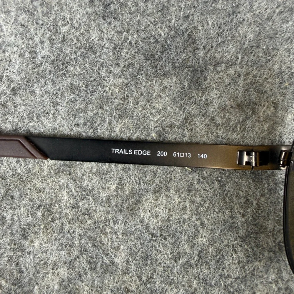 Columbia Trails Edge 200 Sunglasses Gunmetal Aviator Rectangle 61 13 140
